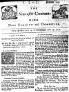 Newcastle Courant Mon 23 Jun 1712 Page 1