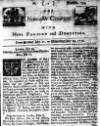 Newcastle Courant Mon 21 Jul 1712 Page 1