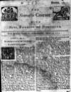 Newcastle Courant Mon 11 Aug 1712 Page 1
