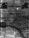 Newcastle Courant Mon 18 Aug 1712 Page 1