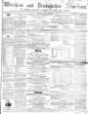 Wrexham Advertiser Saturday 23 January 1858 Page 1