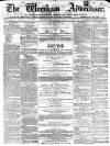 Wrexham Advertiser Saturday 04 April 1863 Page 1