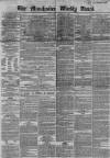 Manchester Times Saturday 28 January 1860 Page 1