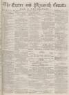 Exeter and Plymouth Gazette Daily Telegrams Saturday 07 August 1880 Page 1
