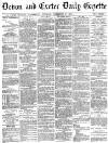 Exeter and Plymouth Gazette Tuesday 30 September 1890 Page 1
