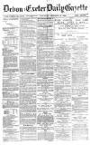Exeter and Plymouth Gazette Saturday 18 October 1890 Page 1