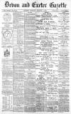 Exeter and Plymouth Gazette Monday 01 August 1898 Page 1