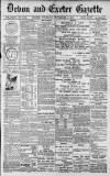 Exeter and Plymouth Gazette Thursday 08 September 1898 Page 1