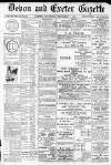 Exeter and Plymouth Gazette Thursday 01 December 1898 Page 1