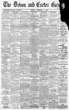 Exeter and Plymouth Gazette Friday 09 December 1898 Page 1