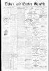 Exeter and Plymouth Gazette Saturday 24 March 1900 Page 1