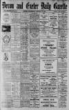 Exeter and Plymouth Gazette Wednesday 19 January 1910 Page 1