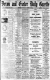 Exeter and Plymouth Gazette Saturday 26 March 1910 Page 1
