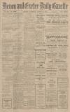 Exeter and Plymouth Gazette Saturday 28 August 1926 Page 1