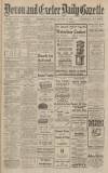 Exeter and Plymouth Gazette Thursday 28 August 1930 Page 1