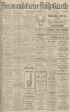 Exeter and Plymouth Gazette Saturday 12 December 1931 Page 1