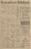 Exeter and Plymouth Gazette Monday 04 January 1932 Page 1