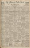 Western Daily Press Saturday 30 January 1932 Page 1