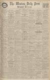 Western Daily Press Wednesday 11 January 1933 Page 1