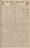 Western Daily Press Thursday 09 November 1933 Page 1