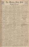 Western Daily Press Saturday 13 January 1934 Page 1