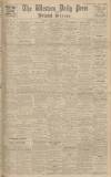 Western Daily Press Saturday 20 January 1934 Page 1