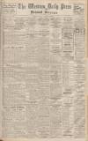 Western Daily Press Monday 24 January 1938 Page 1