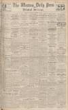 Western Daily Press Thursday 10 November 1938 Page 1