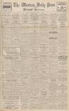 Western Daily Press Wednesday 11 January 1939 Page 1