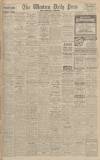 Western Daily Press Wednesday 26 November 1941 Page 1