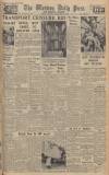 Western Daily Press Tuesday 29 November 1949 Page 1