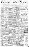 Cheltenham Chronicle Saturday 19 September 1891 Page 1