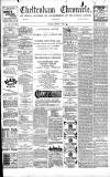 Cheltenham Chronicle Saturday 01 August 1896 Page 1