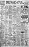 Cheltenham Chronicle Saturday 04 October 1913 Page 1