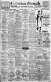 Cheltenham Chronicle Saturday 25 October 1913 Page 1