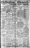 Cheltenham Chronicle Saturday 22 January 1927 Page 1