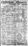 Cheltenham Chronicle Saturday 26 February 1927 Page 1