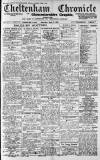 Cheltenham Chronicle Saturday 02 June 1928 Page 1