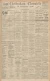 Cheltenham Chronicle Saturday 14 September 1935 Page 1