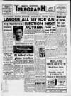 Derby Daily Telegraph Saturday 01 December 1962 Page 1