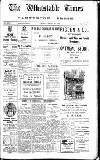 Whitstable Times and Herne Bay Herald Saturday 22 March 1913 Page 1