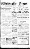 Whitstable Times and Herne Bay Herald Saturday 27 April 1918 Page 1