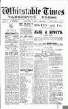 Whitstable Times and Herne Bay Herald Saturday 31 May 1919 Page 1