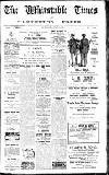 Whitstable Times and Herne Bay Herald Saturday 10 July 1920 Page 1
