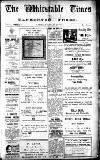 Whitstable Times and Herne Bay Herald Saturday 22 January 1921 Page 1