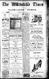 Whitstable Times and Herne Bay Herald Saturday 16 April 1921 Page 1