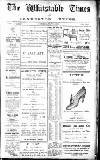 Whitstable Times and Herne Bay Herald Saturday 03 September 1921 Page 1