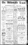 Whitstable Times and Herne Bay Herald Saturday 17 December 1921 Page 1