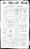 Whitstable Times and Herne Bay Herald Saturday 07 January 1922 Page 1
