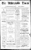 Whitstable Times and Herne Bay Herald Saturday 11 February 1922 Page 1